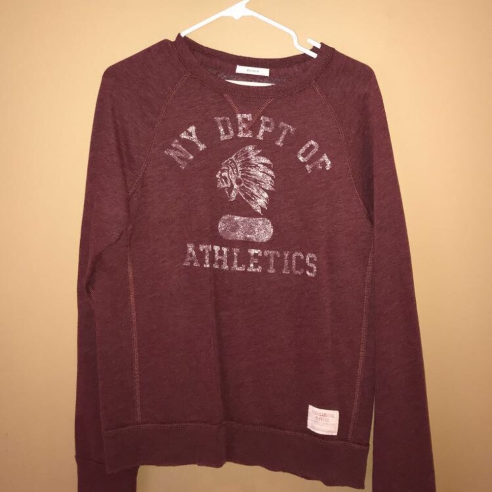 Abercrombie & Fitch Red Sweater